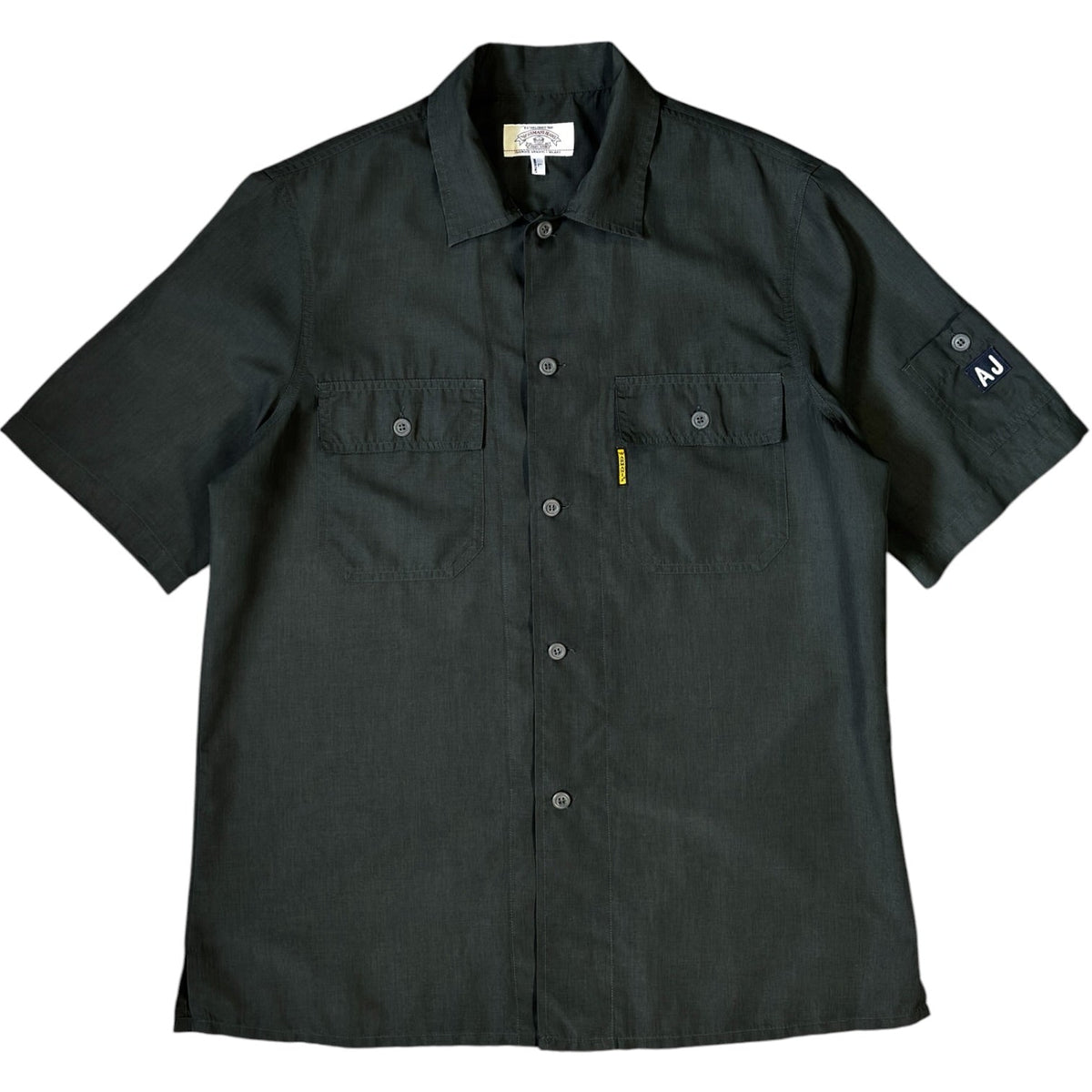 Armani Jeans 00’s Short Sleeve Utility Shirt L | Large, Grey
