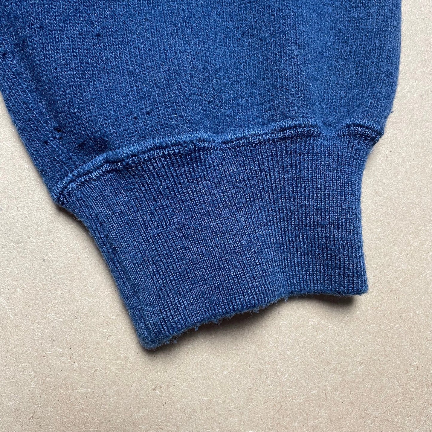 A/W 1988 Indigo Blue Side Zip Turtle Neck Pullover Fleece