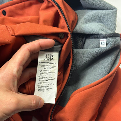 CP Company Orange Soft Shell Lens Bomber Jacket - IT50 (M)