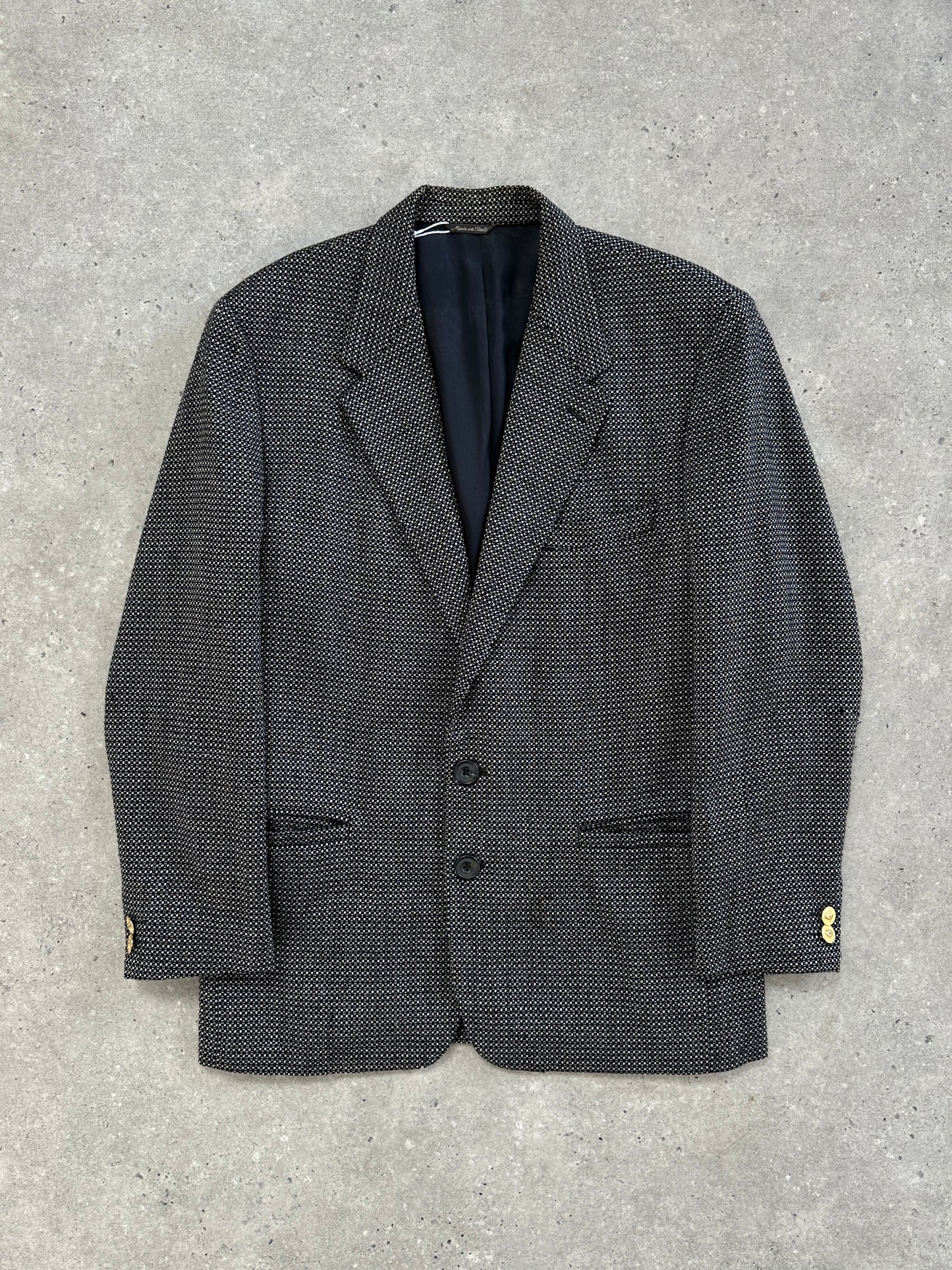 Gianni Versace Versus 90s Pure Wool Single Breasted Blazer - 40R/L