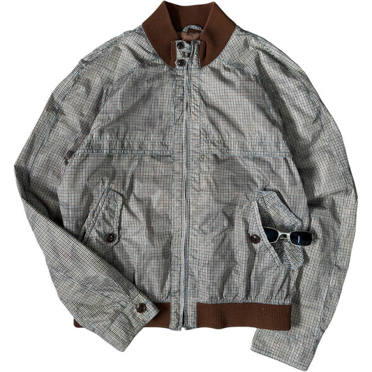 Hugo Boss Orange 00’s Checkered Bomber Jacket M | Medium, Multicoloured