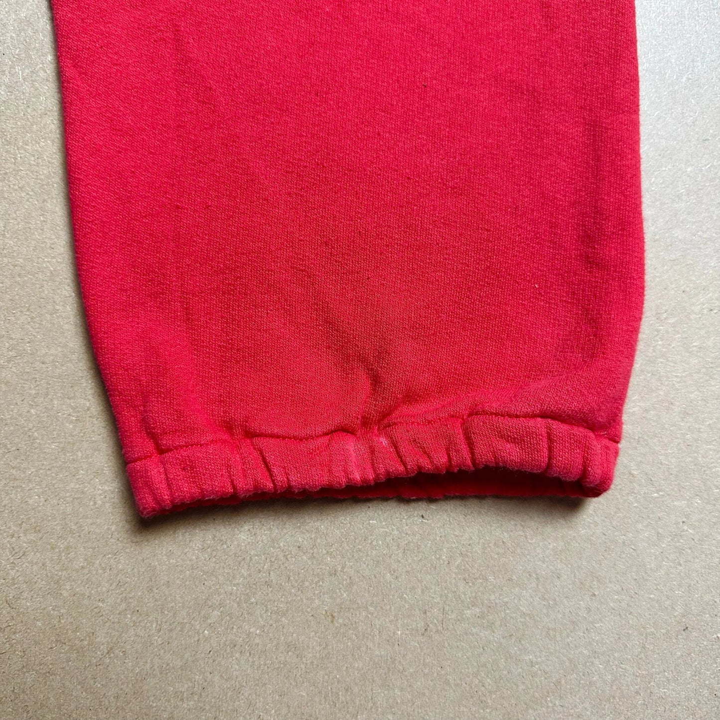 S/S 1986 Scarlet Red Square Patch Joggers