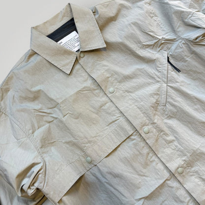 Uniform Bridge Snap Button Overshirt L | O/S, Sage