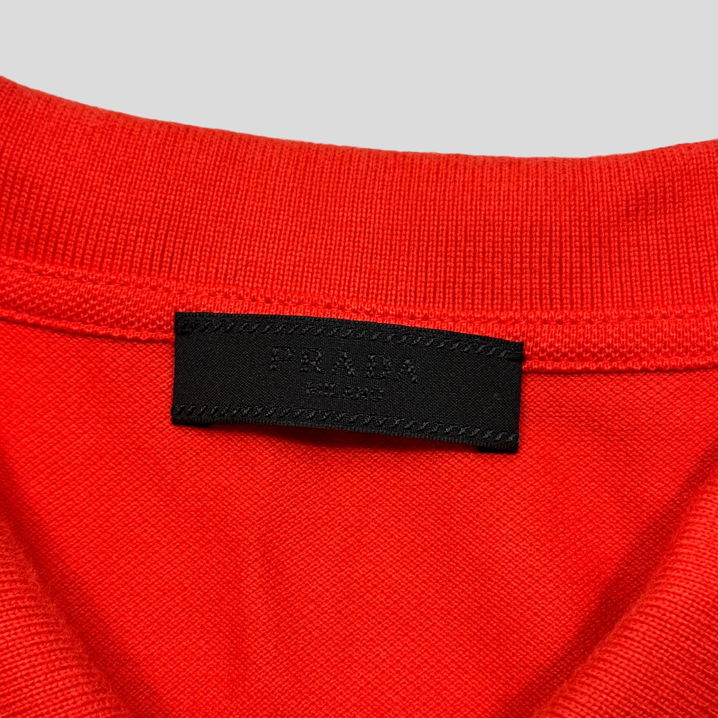 Prada Milano 2017 Orange Polo Shirt -  XL (L)