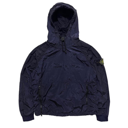 Stone Island Blue Nylon Metal Smock Jacket