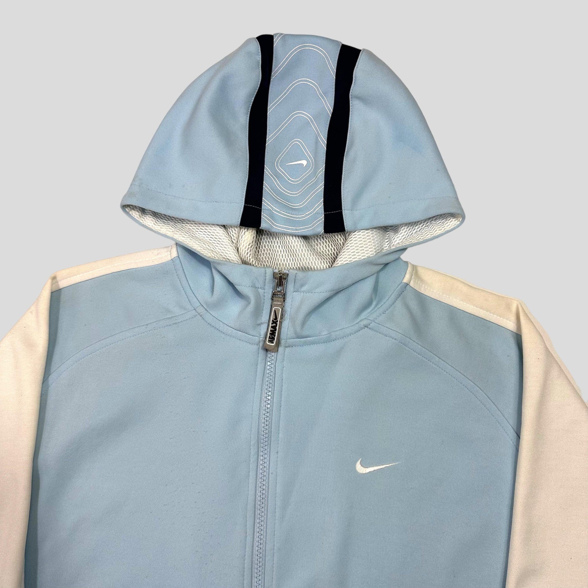 Nike SS04 Air Max Mesh Panelled Technical Hoodie - M - Known Source
