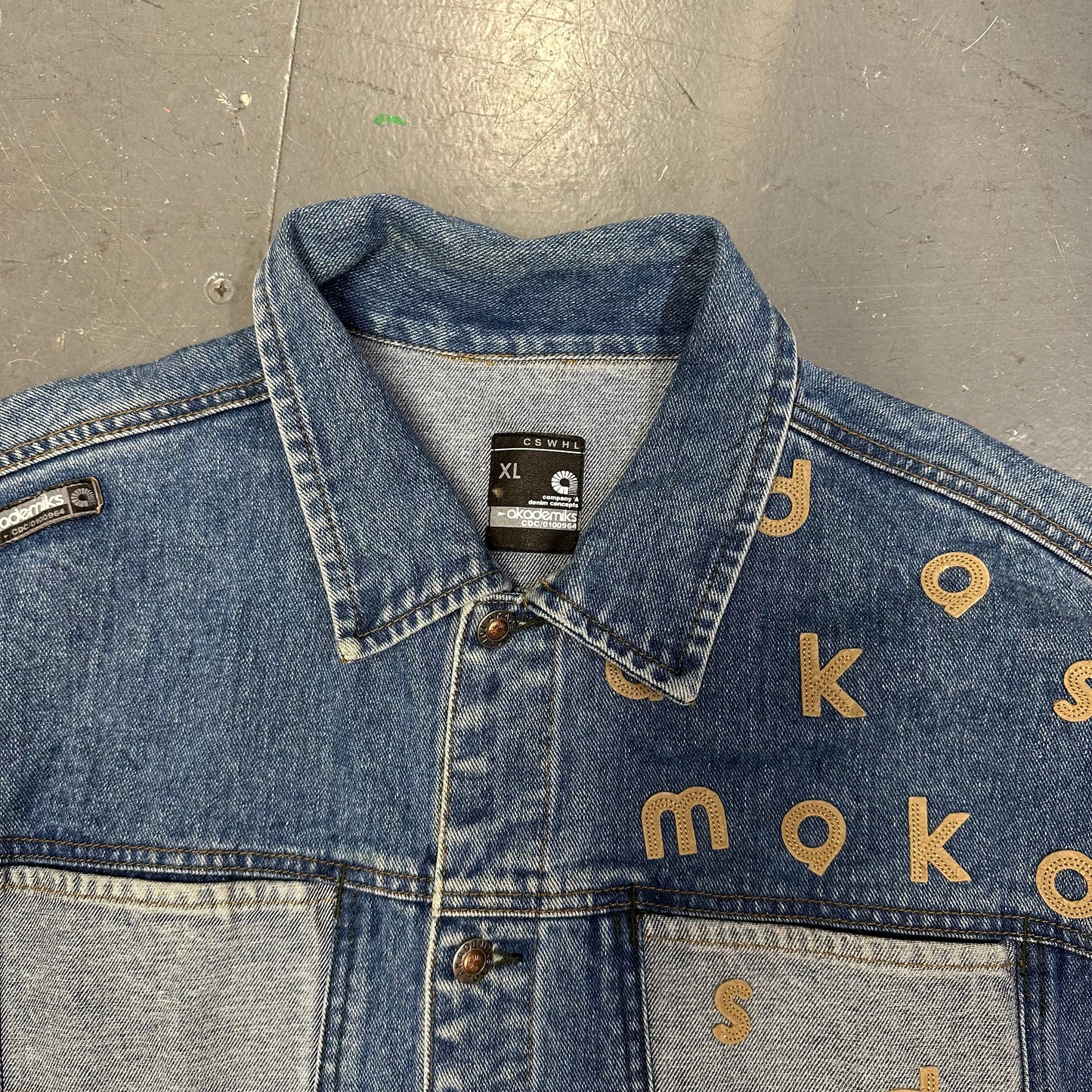 Akademiks Denim Jacket In Blue ( XL )