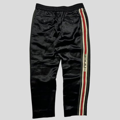 Gucci 2017 Striped Logo Acetate Tracksuit Trousers - IT48 (M) | Default Title, Black