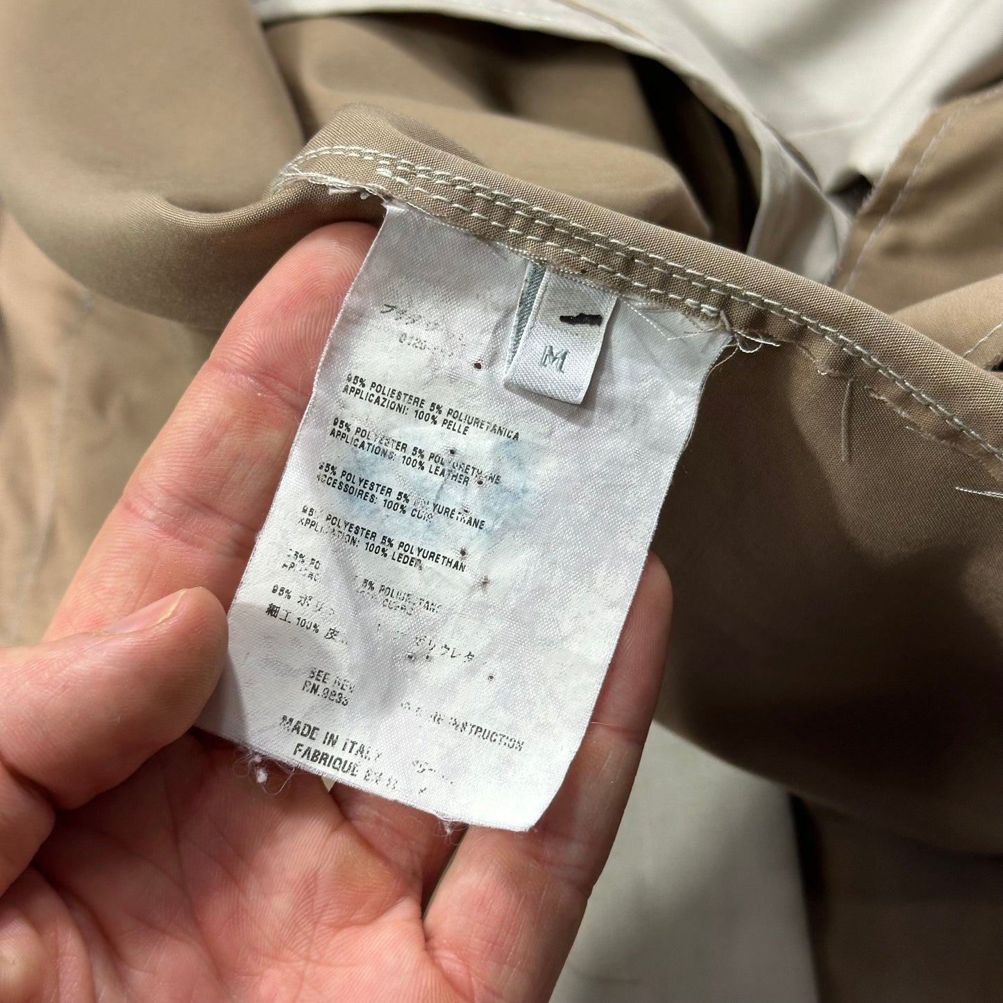 Prada Milano 2008 Soft Poly Premium Car Coat - M/L