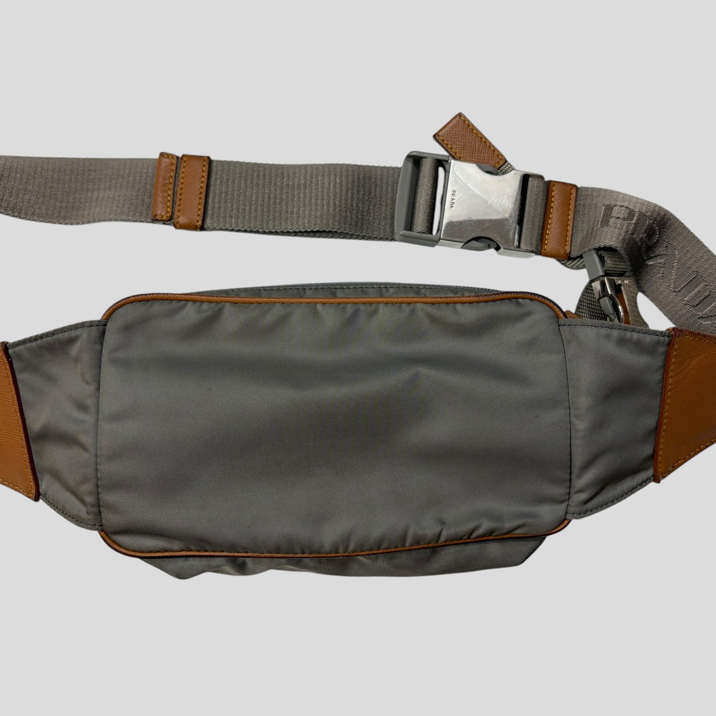 Prada 2018 Tessuto Montagna Nylon + Leather Utility Belt Bag | O/S, Multicoloured