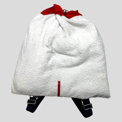 Prada Sport 00’s Technical Backpack + Towel Set | O/S, Red