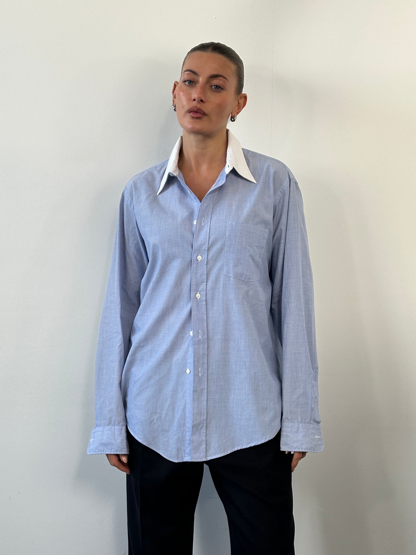 Christian Dior 1980s Cotton Shirt - L