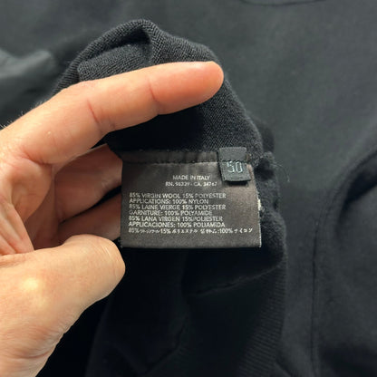 Prada Sport AW00 Nylon Pocket Panelled Technical Turtleneck - IT50 (M) | Black