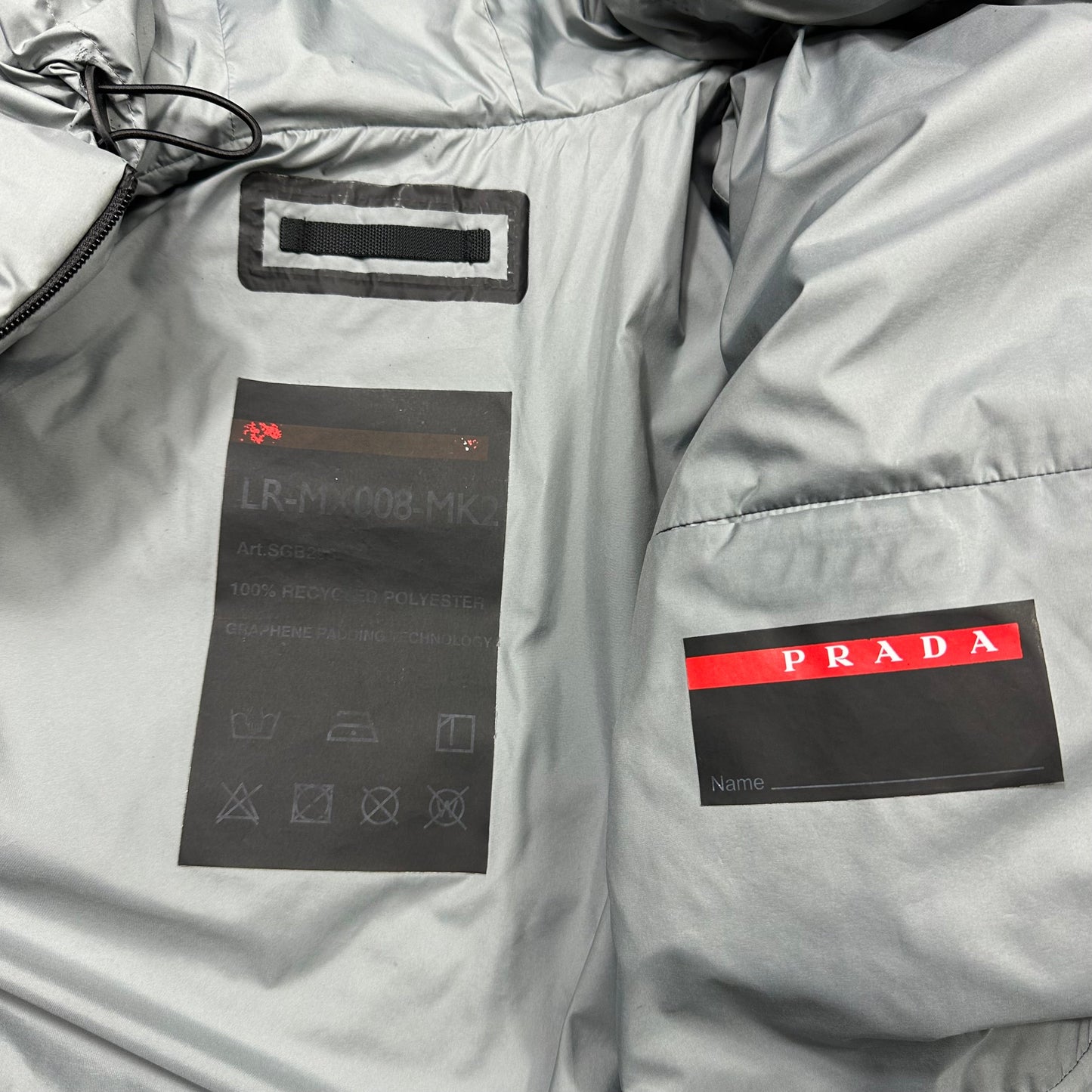 Prada 2021 Linea Rossa Graphene Padded Puffer Jacket - L