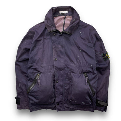 SS1996 Stone Island Raso Gommato Jacket (M) | Default Title, Blue
