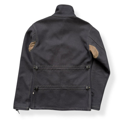 AW99/00 Maharishi Shower Repellent Asymmetric Jacket (S) | Default Title, Black