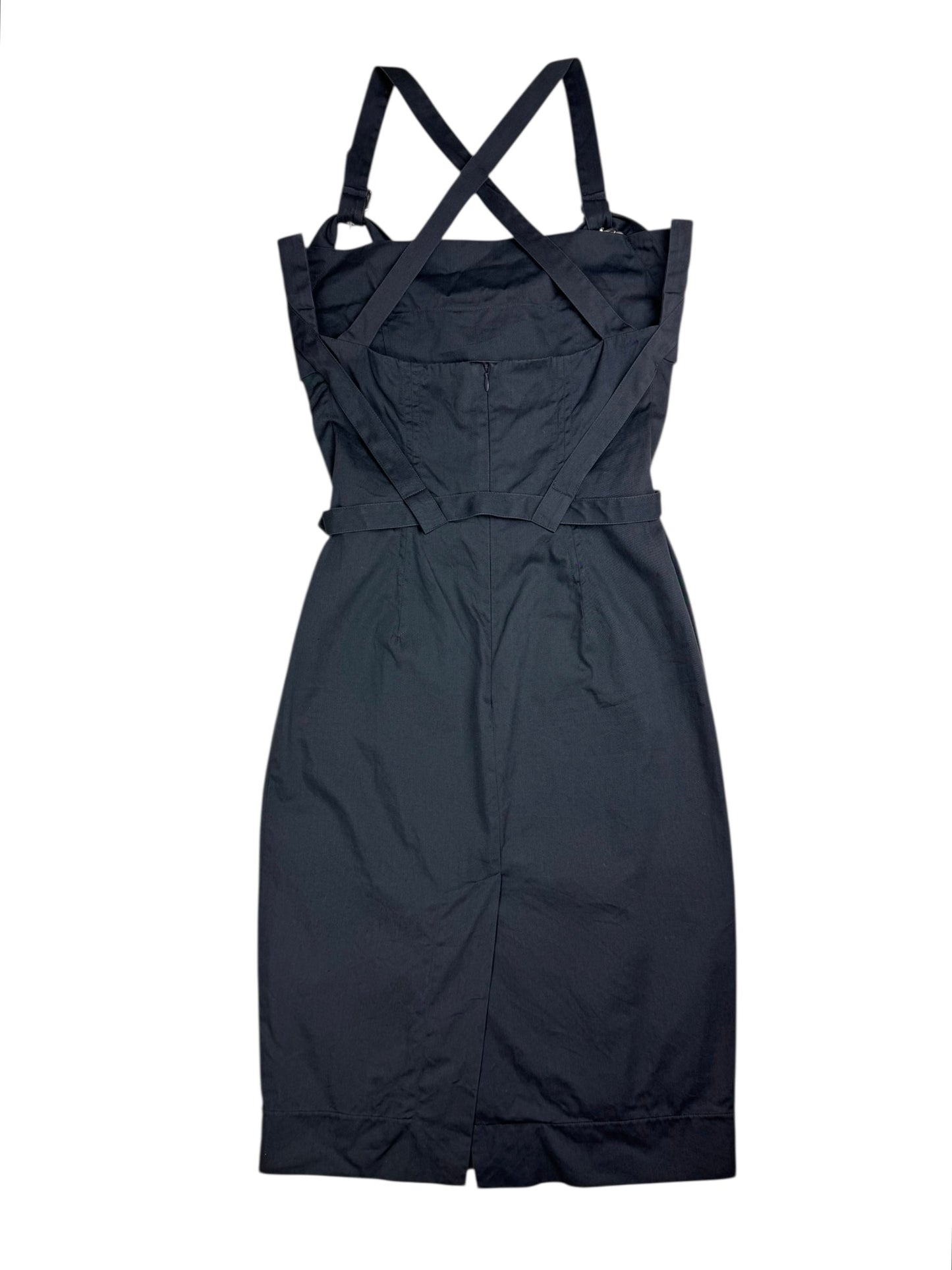 Vivienne Westwood F/W 2008 Red Label bondage dress | Grey, Multicoloured