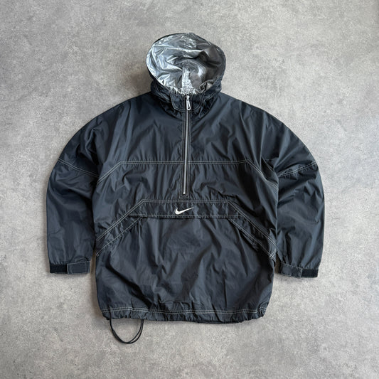Nike 1990s 1/2 zip lightweight technical shell jacket (M)