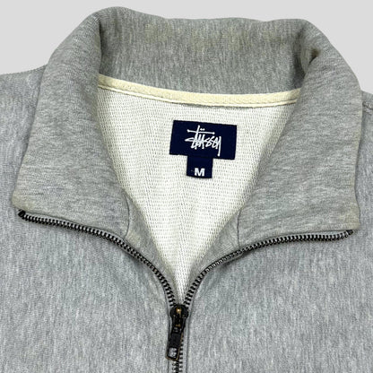 Stussy 90’s Embroidered Stock Logo Cotton Jacket - M/L | Medium, Grey