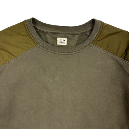 C.P. Company Khaki Nylon Crewneck