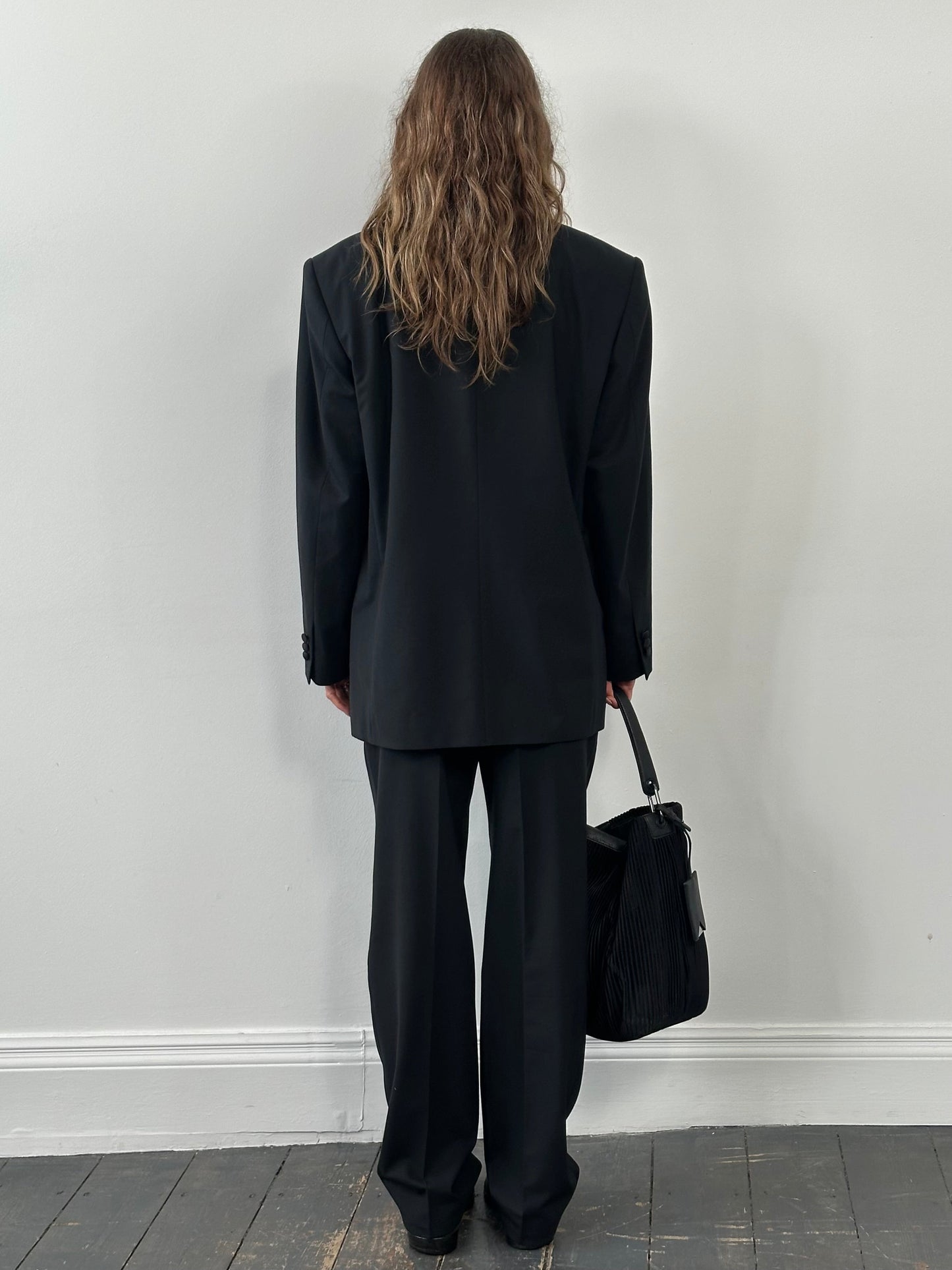 Balmain 2000s Tuxedo Wool Single Breasted Suit - 40R/W30-32