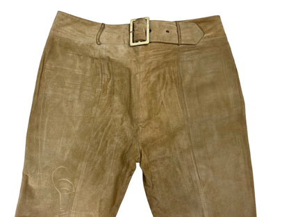 Dolce & Gabbana vintage suede trousers