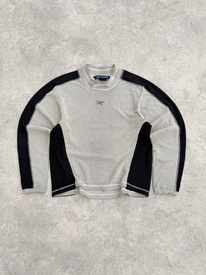 arcteryx 1998 delta lt polartec waffle knit long sleeve top (s) | Default Title, Multicoloured
