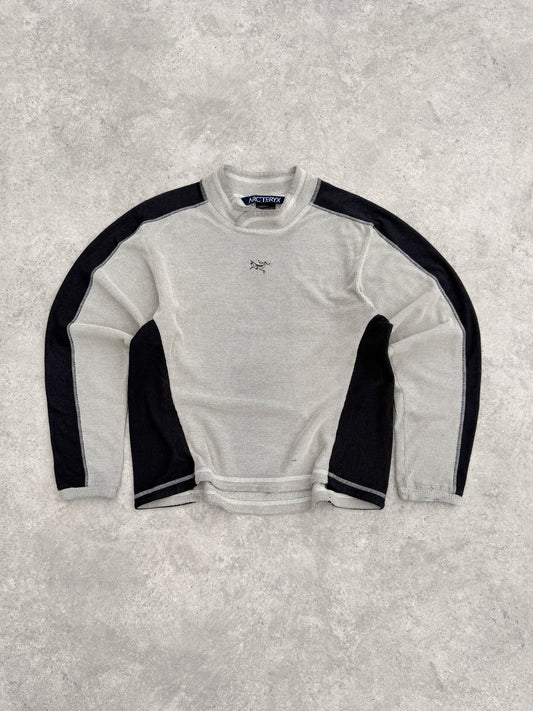 arcteryx 1998 delta lt polartec waffle knit long sleeve top (s) | Default Title, Multicoloured