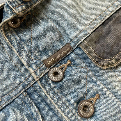 Dolce & Gabbana 2000'S Denim Camo Jacket M