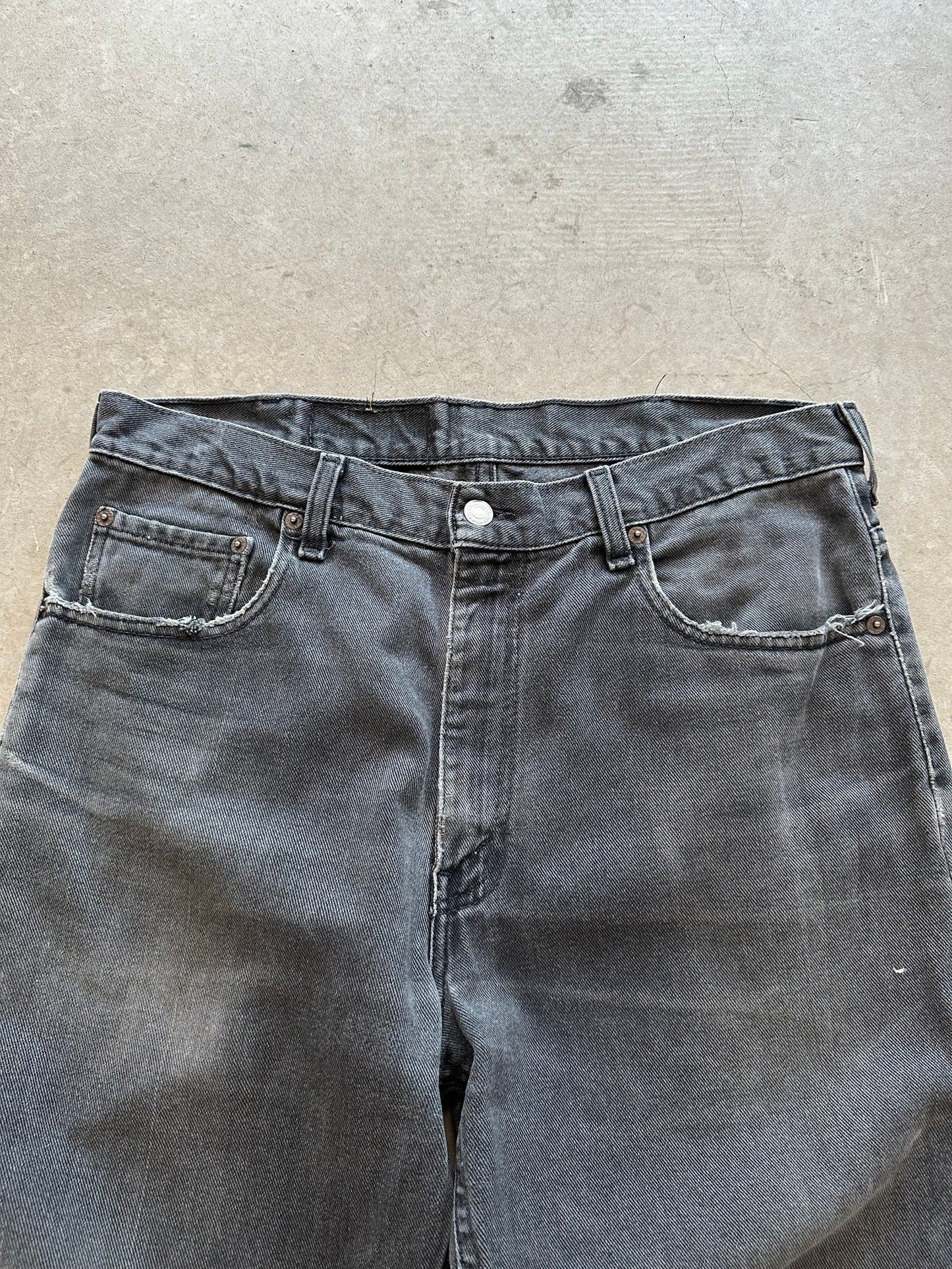 1990's Levi's 501 Repaired Jeans - 36 x 30 | W34, Red