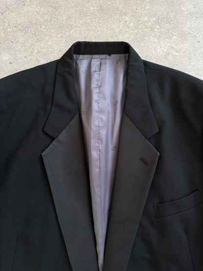 Christian Dior Le Connaisseur 1990s Tuxedo Wool Blazer - 52R/XXL