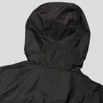 Prada Milano 2024 Triangle Badge Re-Nylon Anorak Windbreaker Jacket - XXXL