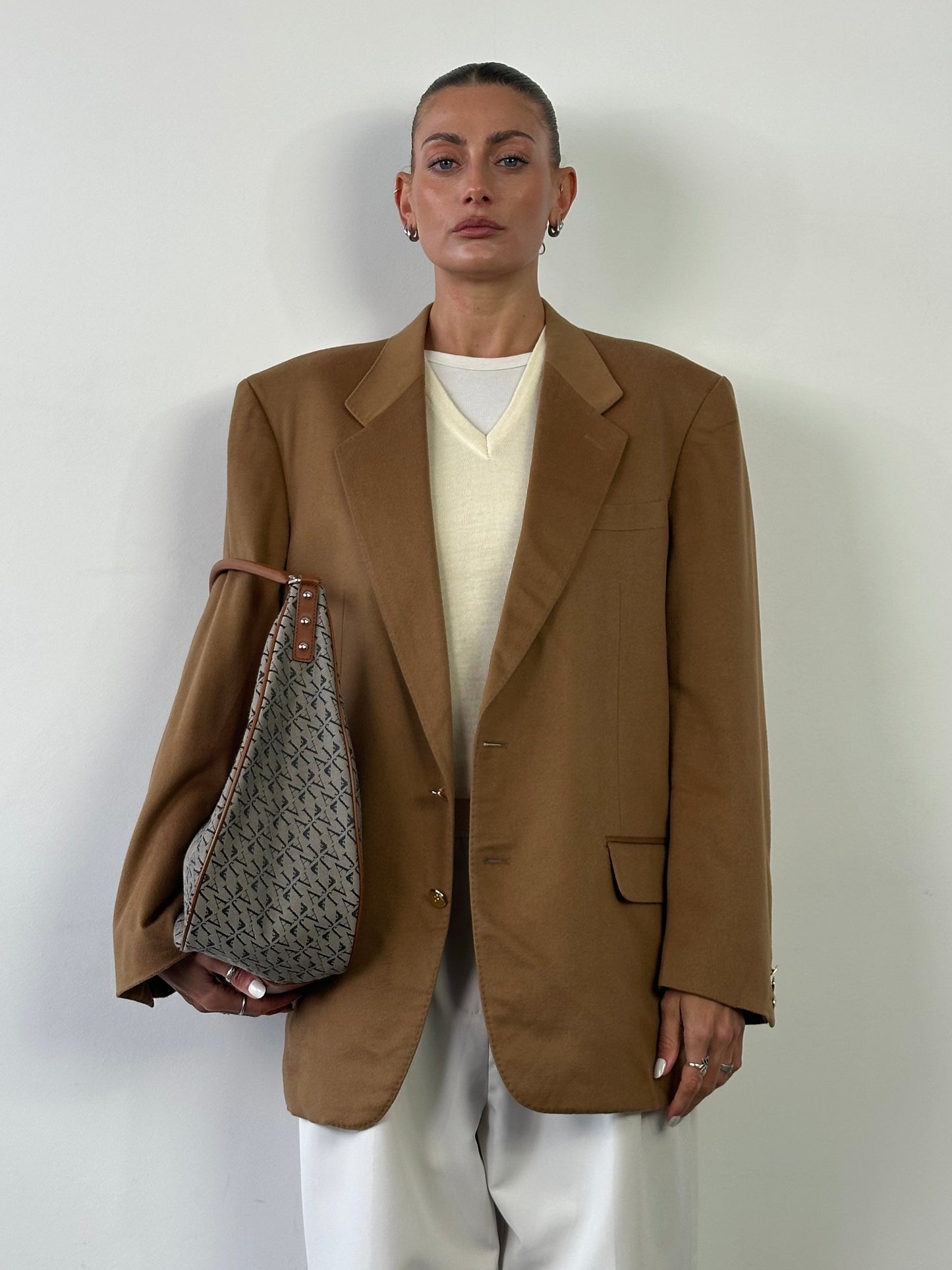 Ballantyne x Loro Piana Pure Cashmere Bespoke Button Blazer - XL