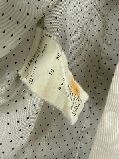 ss2008 emporio armani polka dot lined blazer | O/S, Red