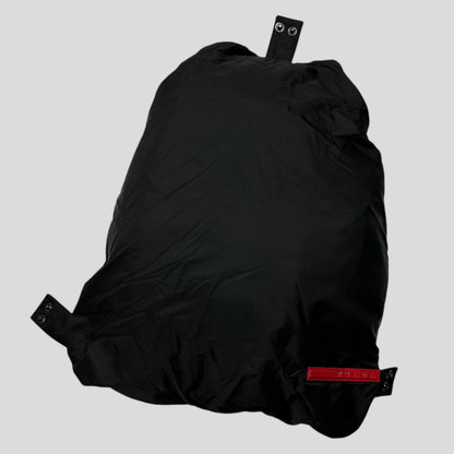 Prada Sport AW00 7 in 1 Nylon Padded Goat Fur Modular Bag Jacket - IT42 (S) | Default Title, Khaki