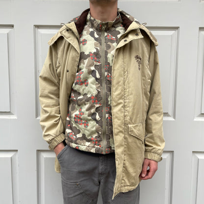 Stussy 2in1 Canvas/Camo Jacket (M) | Default Title, Multicoloured
