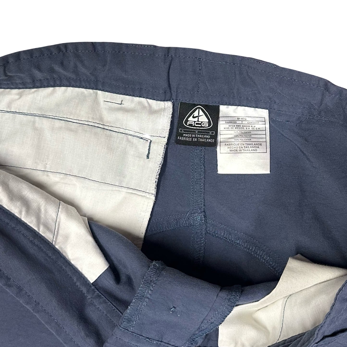 Nike ACG Zip Off Bottoms In Grey ( L )