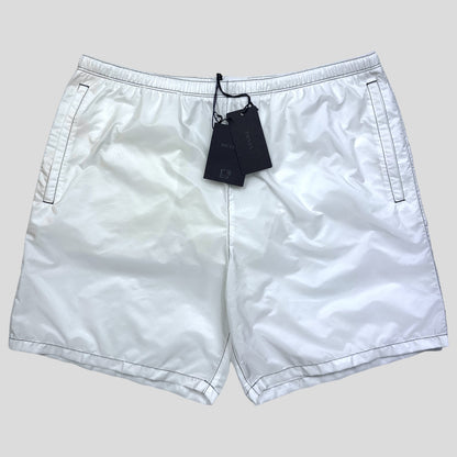 Prada Milano 2021 Re-Nylon Triangle Logo Shorts - IT52