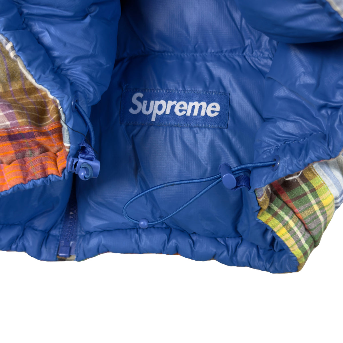Supreme Madras Reversible Down Puffer Jacket (M) | Medium, Multicolor