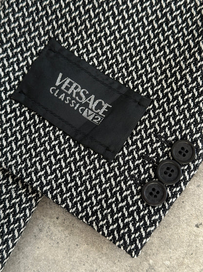 Versace Classic V2 1993 Pure Wool Woven Blazer - 42R/XL