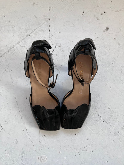 2000s prada heels | BLACK, Black