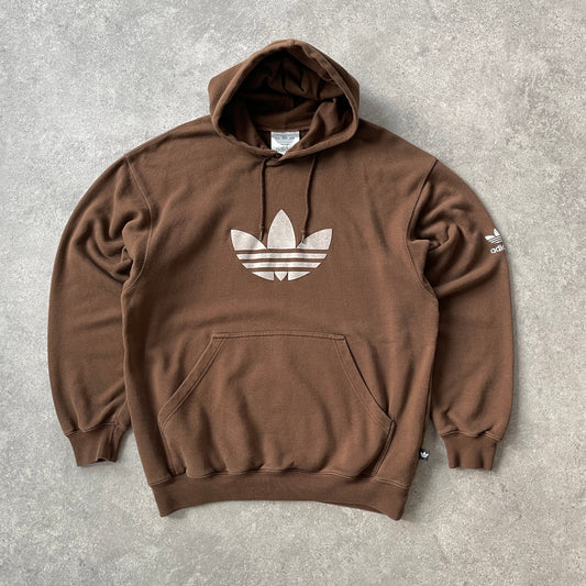 Adidas 1999 heavyweight embroidered hoodie (M)