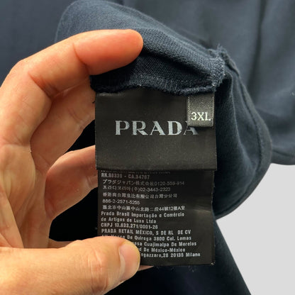 Prada Milano 2017 Navy Red Tab Polo - 3XL (XL/XXL)