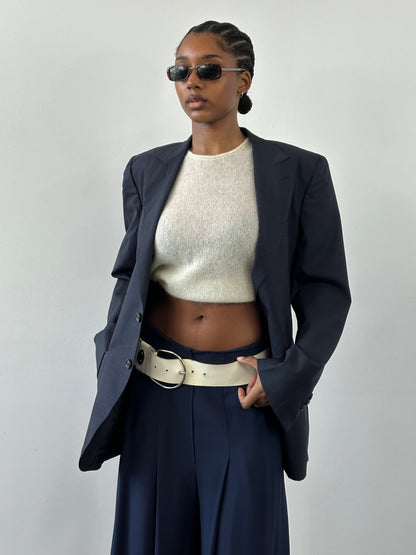 Yves Saint Laurent Rive Gauche 1990s Pure Wool Blazer - 36R/M