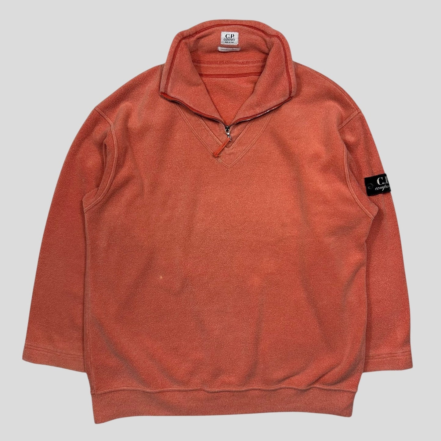 CP Company 90’s Towelled Fleece High Neck Badged Knit - S/M