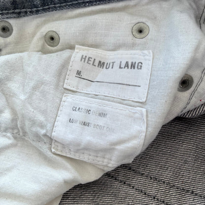 1990s helmut lang grey bootcut denim | Gray, Grey