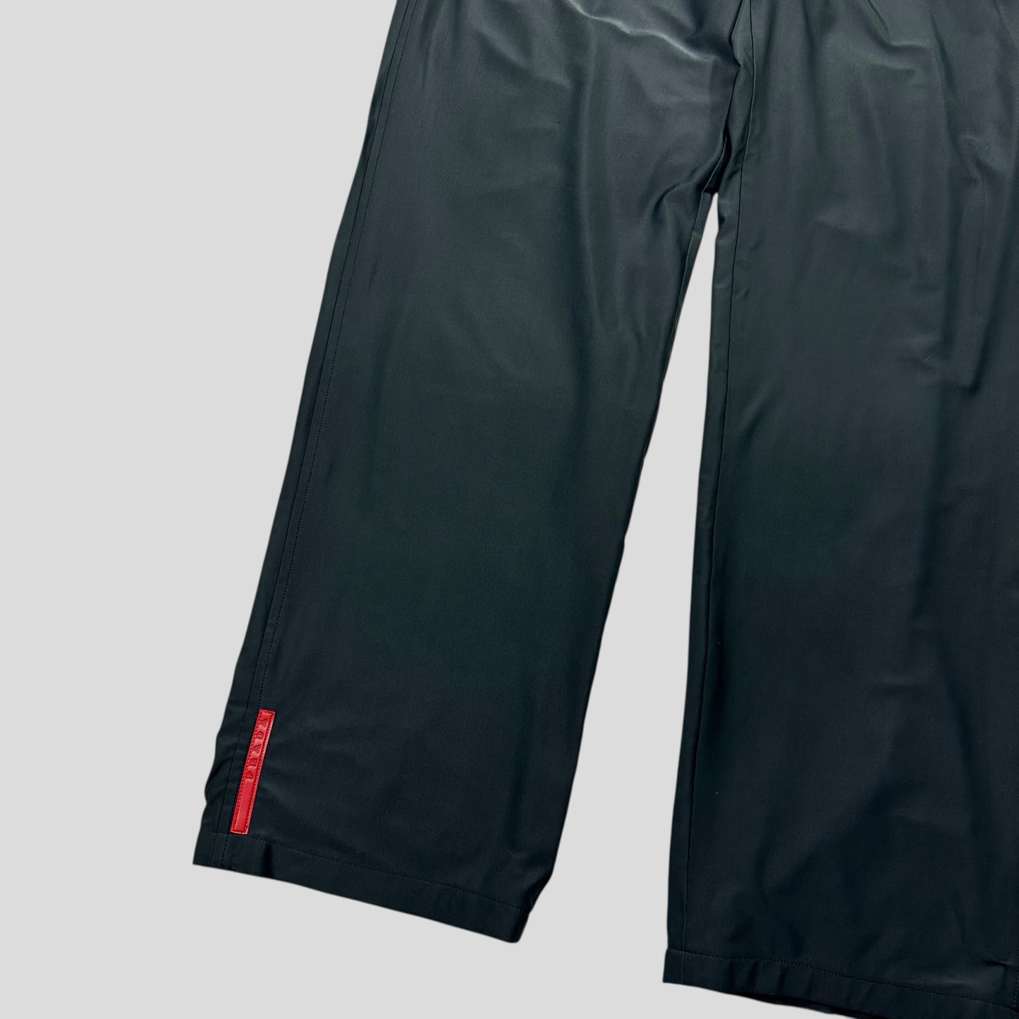 Prada Sport FW99 Textured Nylon Shimmer Baggy Mesh Trousers -IT54 | Default Title, Multicoloured