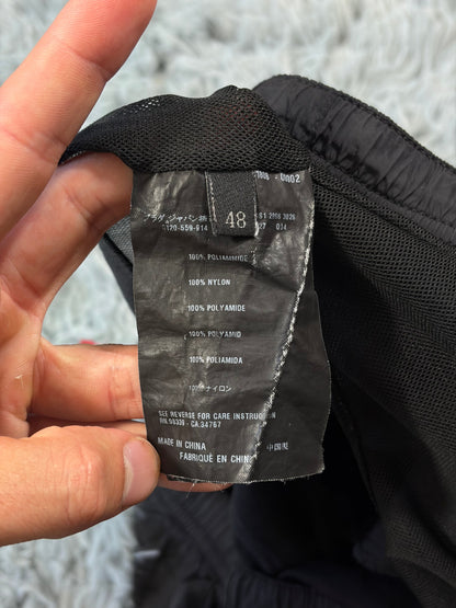 Prada Sport 2008 Black Nylon Red Tab Shimmer Shorts - IT48 | O/S, Black