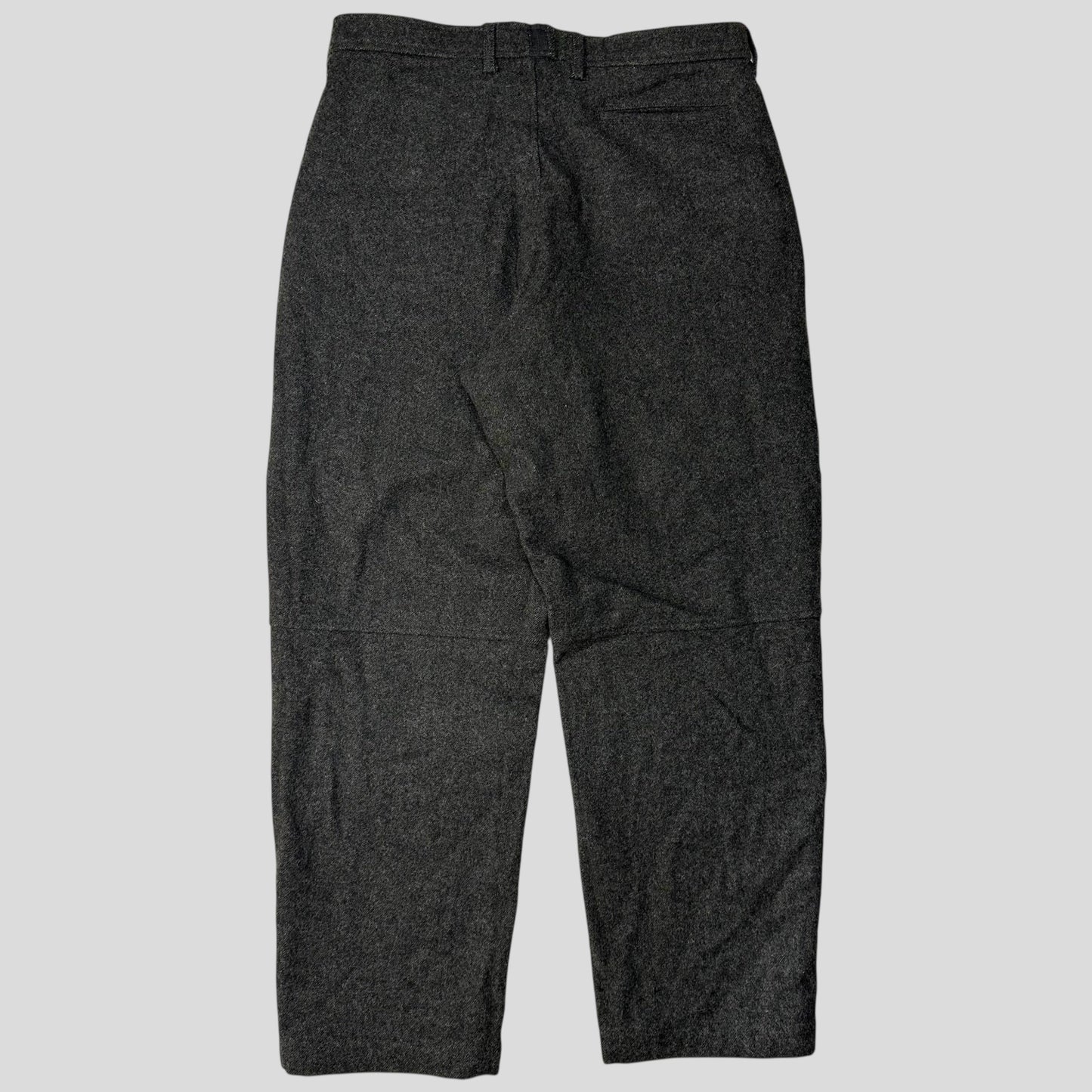 Prada Sport AW99 Heavy Wool Baggy Work Trousers - IT50 | Default Title, Grey