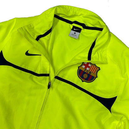 Nike Barcelona 2010/11 Tracksuit Top In Neon ( L )